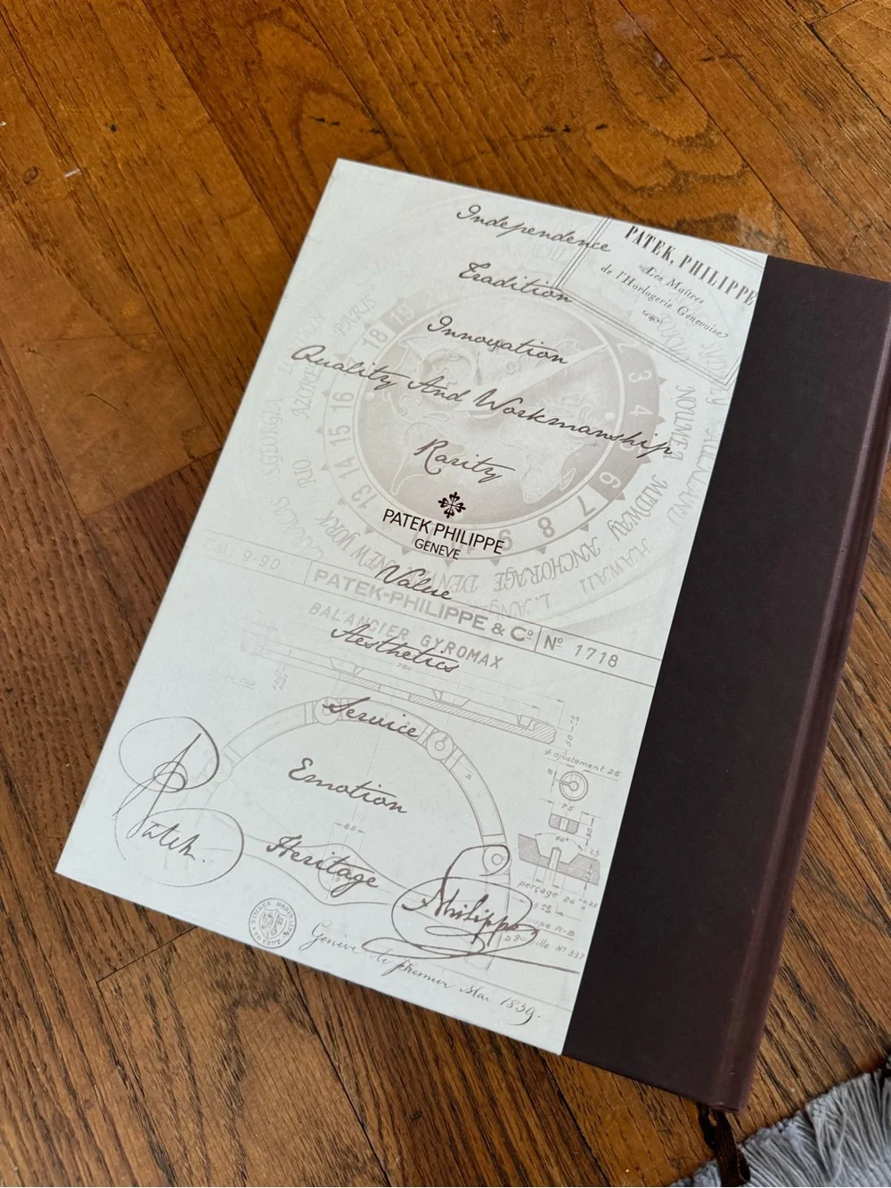 Patek Philippe Hardcover Collection Book in Brown and Ivory Volume 1